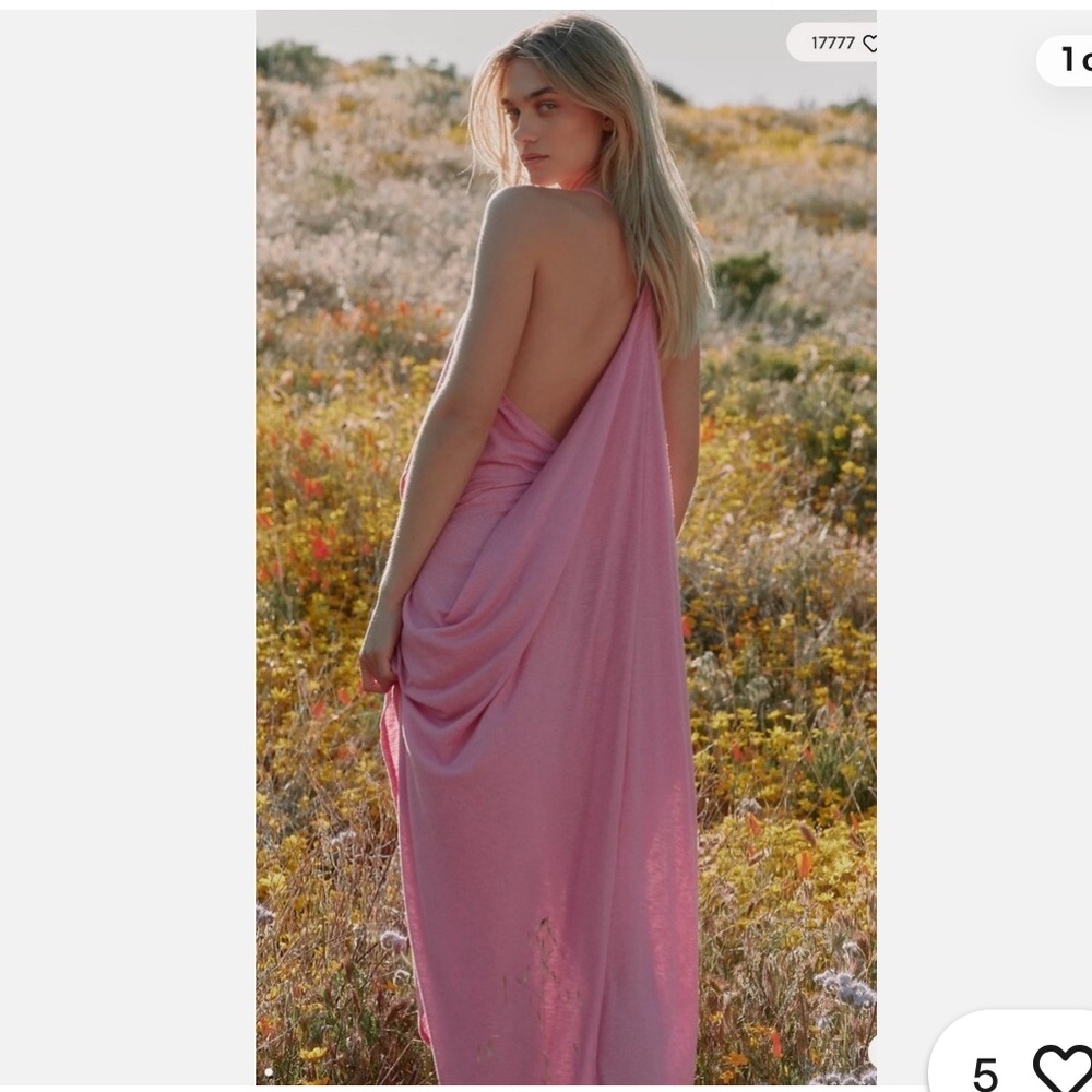 Free People Grecian Positano Lilac Maxi Dress!